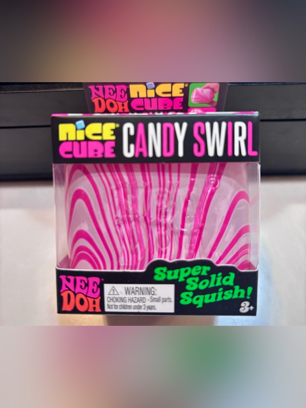 NeeDoh Candy Swirl Nice Cube